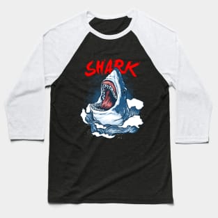 Shark fish wild Baseball T-Shirt